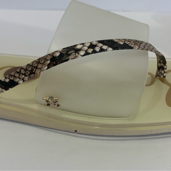 Sam Edelman Luciana Opaque Snake Thong Slides - Picture 6 of 8